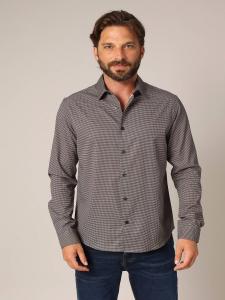 Рубашка на пуговицах классического кроя Deeluxe EMPOWER, серый