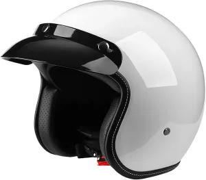 Мотоциклетный шлем 3/4 с визором, быстросъемное крепление, удобный и прочный, подходит для взрослых, мужчин и женщин, для ралли и мотокросса, сертифицирован DOT/ECE ZGFHTY, 1