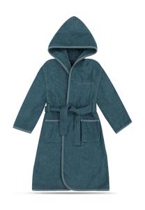 Детский халат из натурального хлопка Любляна Normani, цвет Petrol