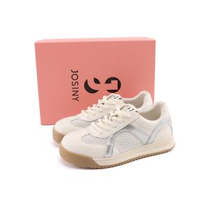 Амортизирующие, нескользящие, износостойкие, дышащие и легкие повседневные туфли цвета экрю для женщин JOSINY, Ecru