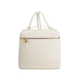 Loro Piana Кожаный рюкзак женский белый