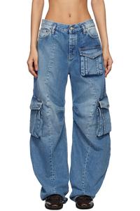 Грузовые джинсы Acne Studios, синий