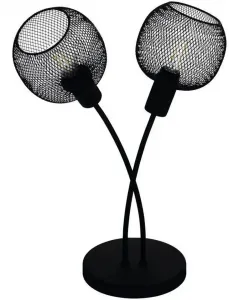 Настольная лампа EGLO "WRINGTON", 2 лампочки, лампа E14 | без лампочек Высота: 40,5 см, черный