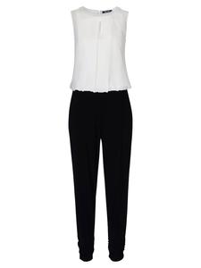 Комбинезон Vera Mont Jumpsuit mit Cut-Outs, цвет Schwarz/Weiß