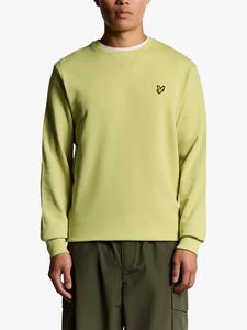 Хлопковый свитшот с круглым вырезом Lyle & Scott, Pale Willow