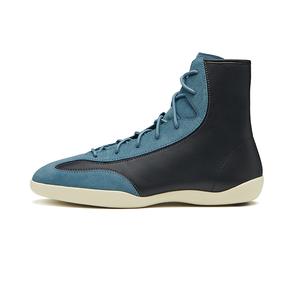 Винтажные баскетбольные кроссовки унисекс с высоким берцем Phantom черного/классического синего цвета Eqlz Equalizer