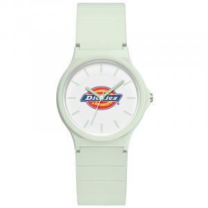 Dickies Наручные часы кварцевый механизм силиконовый ремешок белый циферблат унисекс коробка лимитированная серия