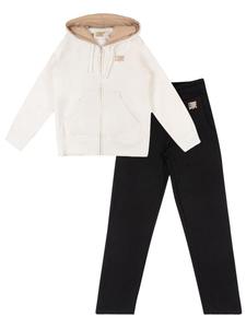 LEONE 1947 APPAREL Зимний спортивный костюм для девочек "Relaxed" с капюшоном и застежкой-молнией