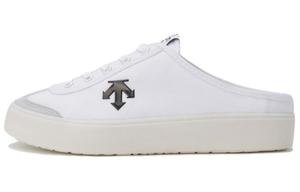 Cron Tempo Скользоустойчивые Тапочки Закрытого Мыса Унисекс Белый Черный DESCENTE