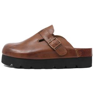 Lan Miao Биркеншток туфли женские коричневые, цвет Brown