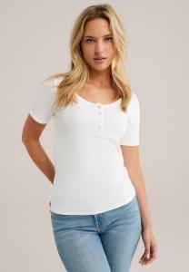 Футболка WE Fashion Basic T-shirt, White