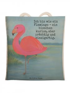 Сумка-шоппер Flamingo Classic Design со слоганом белого цвета Mr. & Mrs. Panda