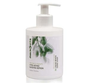 МАКРОВИТА БЕЛОЕ ЖИДКОЕ МЫЛО с биооливковым маслом и биоромашкой 300мл, Macrovita