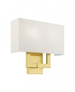 Настенный светильник Meridian 2 Lights Livex, цвет gold-tone