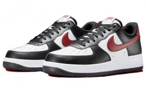 Кроссовки Air Force 1 '07 'Black Dark Team Red' Nike