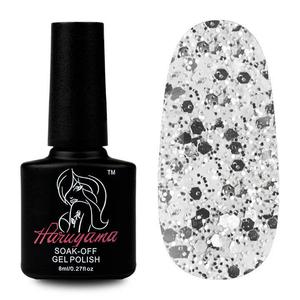 Haruyama 116 8 мл полупрозрачный гибридный лак для ногтей с голографическими блестками