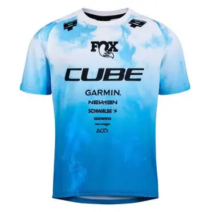 Джерси эндуро с коротким рукавом Cube Rookie X Actionteam, синий