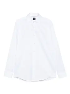 Рубашка с длинными рукавами и застежкой на пуговицы BOSS, белый