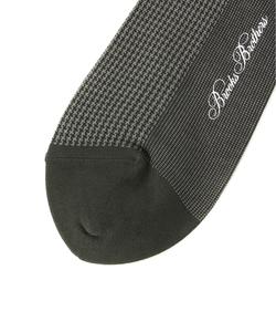 Носки из смесовой хлопковой ткани в клетку «гусиная лапка»