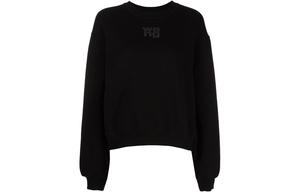 Футболка с принтом логотипа Alexander Wang, черный