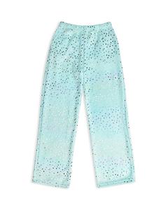 Девочкиные утеплённые брюки с фольгированными звёздами - для старших детей Iscream, мультиколор