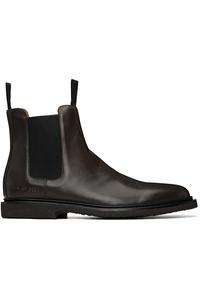 Кожаные ботинки челси Common Projects, коричневый