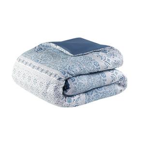 Комплект одеял Madison Park Noa из 6 предметов с накидками и декоративными подушками, цвет Aqua