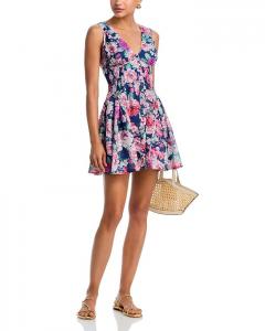 Мини-платье Bloom - эксклюзив AQUA, мультиколор