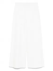 Брюки с завышенной талией Theory, белый