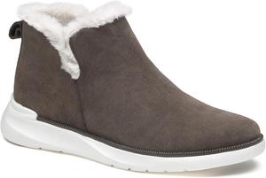 Ботильоны Johnston & Murphy Emery Shearling для женщин - женские ботинки до щиколотки с внутренней застежкой-молнией, Grey