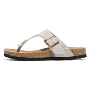 KLAOSD Серые унисекс шлепанцы с резиновой подошвой, устойчивые к скольжению и истиранию, цвет Gray