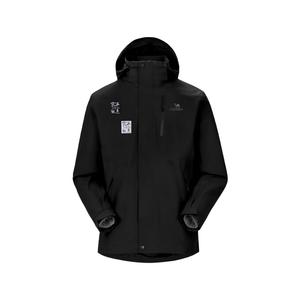 Водонепроницаемая и ветрозащитная куртка для всепогодного использования в горах, городе, путешествиях и поездках на работу CAMEL, phantom черный