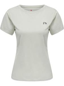Спортивная футболка Newline S/S Women Statement Laufen Damen, цвет oyster mushroom melange