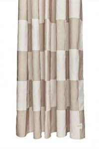 Шахматная занавеска для душа Oyoy, бежевый