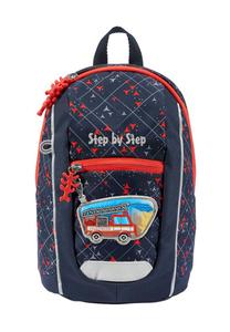 Рюкзак детский садовый на двусторонней молнии, прицеп, 6 литров, детский Step by Step, цвет Fire Truck Finn
