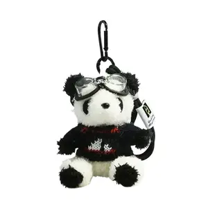 Милая плюшевая подвеска в виде панды 10 см ZOCO, черный