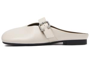 Тихие закрытые тапочки женские CAMEIDO, экрю