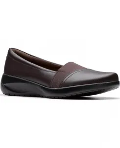 Женские лоферы Kaetlyn Rhea с круглым носком Clarks, коричневый