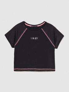 Футболка Sisley, черный