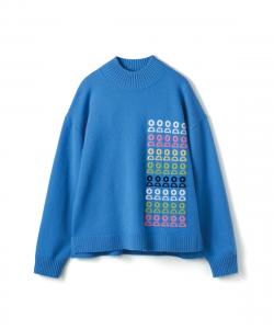 100% шерсть, разноцветная пико-вязаная пряжа