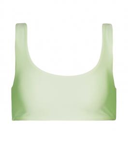Верх бикини с закругленными краями Jade Swim, Melon Sheen