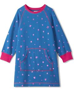 Платье Hatley Kids Sweatshirt Dress, синий