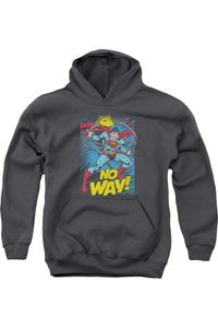 Толстовка с капюшоном DC Comics No Way Youth Gildan, Charcoal