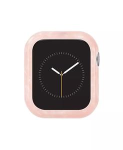 Женский розовый защитный чехол из ацетата, предназначенный для Apple Watch диаметром 45 мм Anne Klein