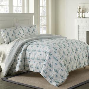 Комплект одеял Micro Flannel Sherpa с накладками на спине, белый