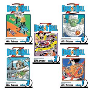 Dragon Ball Z Manga Vol 1- 5 By Akira Toriyama (Generic)