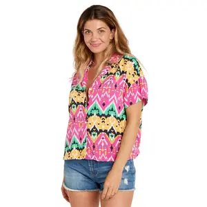 Рубашка с коротким рукавом Rip Curl Ikat Geo, мультиколор