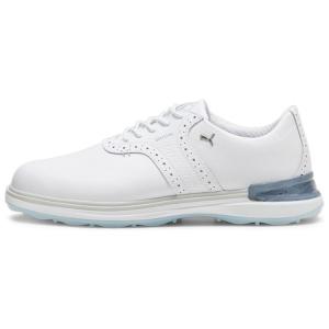 Обувь для гольфа Puma Avant Мужчины, Puma White - Light Grey - Aqua Blue