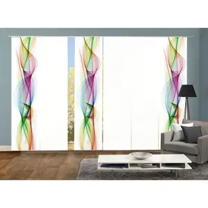 Раздвижная штора BOLGE Панельная каретка 1 шт. цифровая печать Home Wohnideen, Bunt