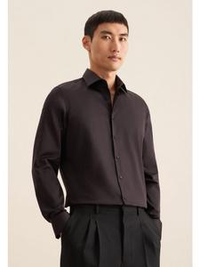 Рубашка Seidensticker Business Hemd Slim, черный